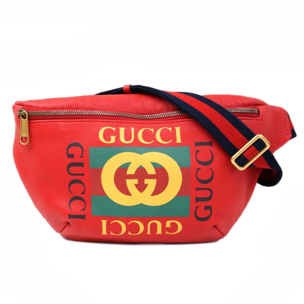 Gucci Print Body Bag Black